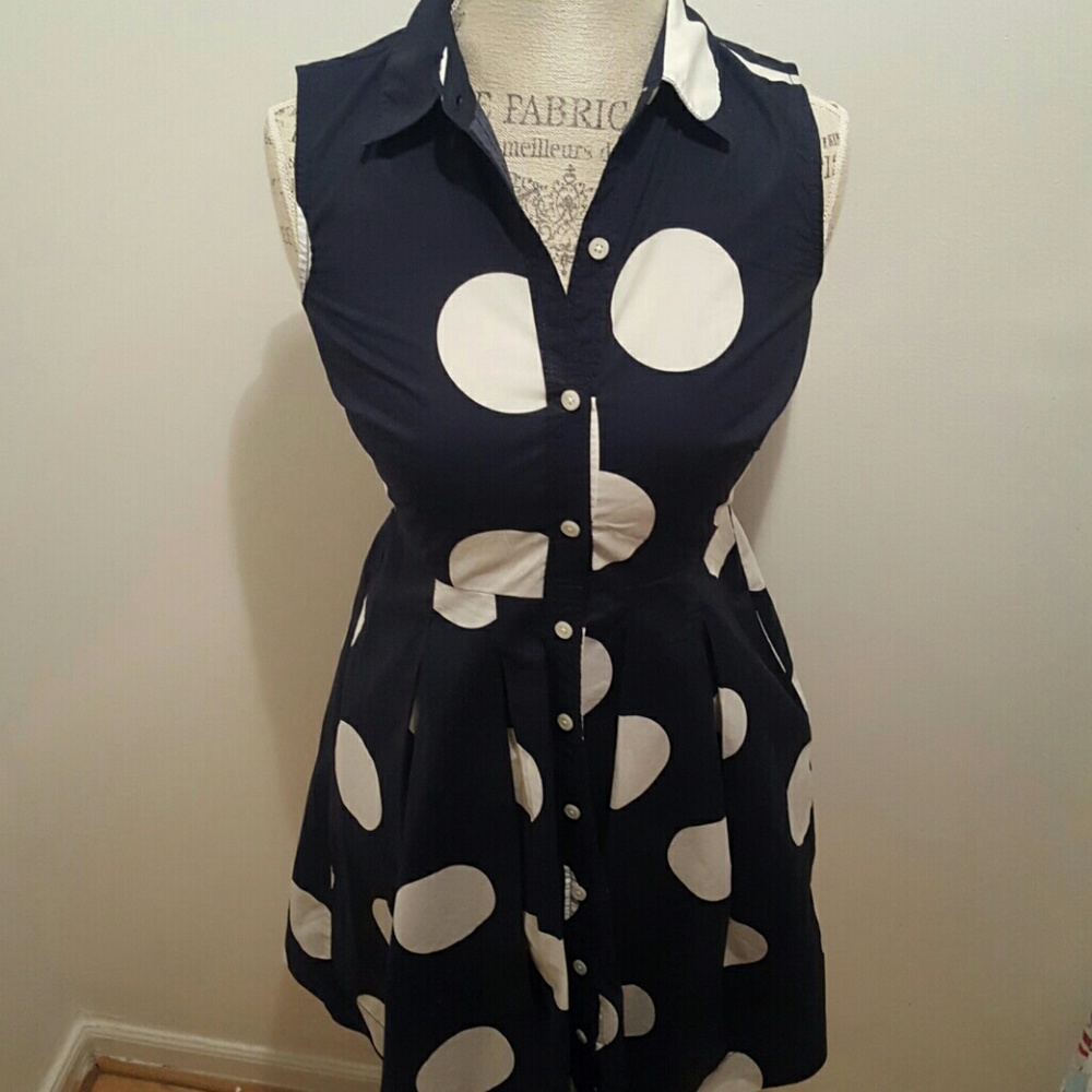 Talbots polka dots dress - Picture 2 of 7